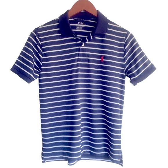 Polo Ralph Lauren Other - POLO RALPH LAUREN Boy’s Performance Polo | Navy & White Striped | Size See Notes